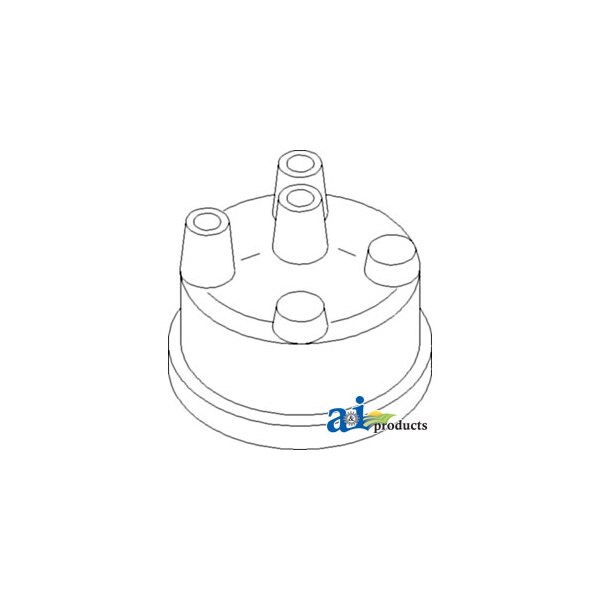 Cap, Distributor (6 Volt) 4.5" x4.5" x3"